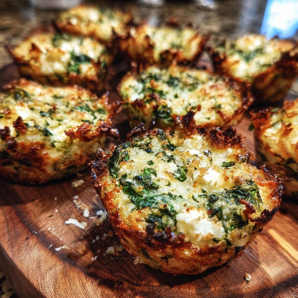 Savory Spinach and Cheese Bites