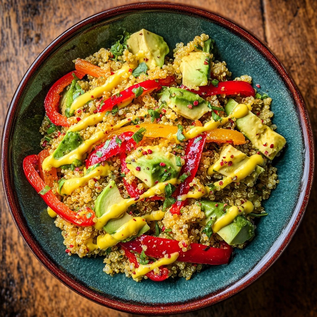 Healthy Avocado Quinoa Salad
