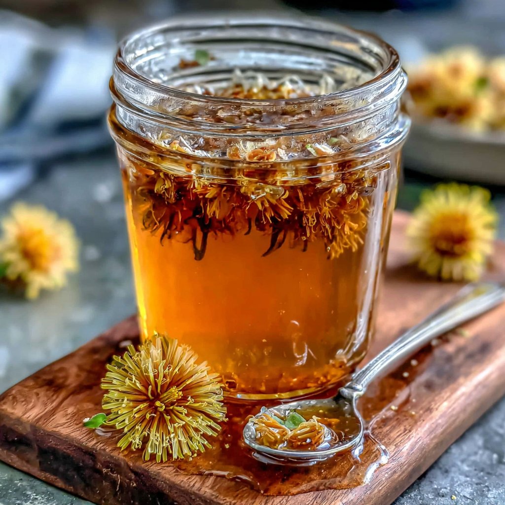 Dandelion Infused Vinegar Dressing